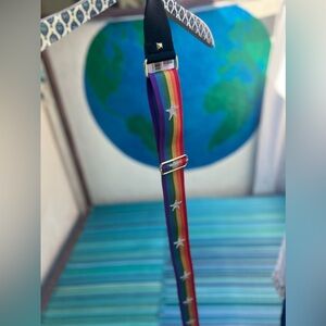 Clearly Handbags Rainbow 🌈 & Stars Purse/Bag Crossbody Strap NWT Adjustable